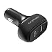 Produktbild RAVPower USB-C Auto Ladegerät, 2 Port Kfz Ladegerät Auto Adapter mit Quick Charge 3.0 für iPhone XS XR XS Max/8/8 Plus, iPad Pro, Galaxy S9 S8 S7, Huawei, Nintendo Switch usw