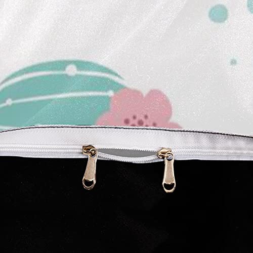 Duvet Covers Set King Alpacas Pattern Cute Animal - Soft And Breathable Microfiber Comforter Bedding Set With Zipper Closure For Kids Women Men, 1 Duvet Cover 2 Pillowcase #TOP3