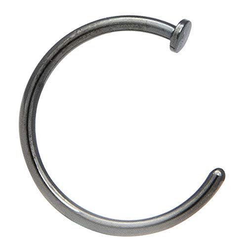 ORANGELOVE Faux Piercing Jewelry Fake Nose Ring Hoop Faux Lip Septum Nose Ring Set Body Jewelry 18g 20g 22g Surgical Steel Perfect Basics Comfort Fit Nose Hoop 6mm 8mm 10mm