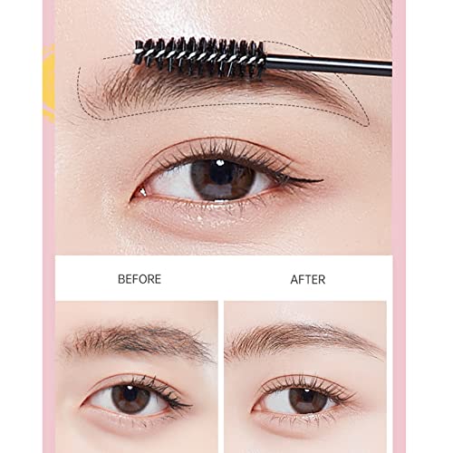 Foto von zoerbufan Einweg Wimpernbürste [50 Stück], Schwarz Kosmetik Pinsel für Wimpern und Augenbrauen, Einweg Mascara Zauberstäbe