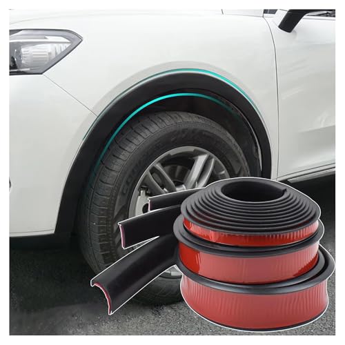 THJKCVSD 2Pcs Car Wheel Arch Trim, for VW Up! 2011-2023 Mudguards Car Wheel Arch Trim Fender Extension Molding,Strip Flexible Fender Edge Guard