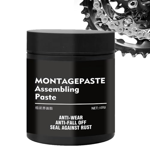 Bicycle Bouering Grease - Grease de cadena sintética avanzada, alto lubricante de montaje, pasta de mantenimiento para todo clima | Lubricante de pedal versátil, compuesto de protección de alta