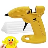 Heißklebepistolen-Set, manuelle Werkzeuge, wiederaufladbar über USB, kleines Klebegerät, tropfsicher, für Dekoration, Modellbau, Scrapbooking, Verpackung, Schule, Haus, Hobbyisten