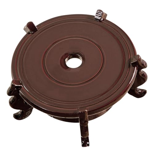 OFFSCH Supporto per Piante da Interno in Legno Naturale Piedistallo per Vasi Leggero e Robusto Porta Vaso Rialzato per Soggiorno e Balcone Espositore Decorativo Multifunzione