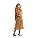 SUGAR POISON Women Faux Fur Winter Coats Comfort Warm Outerwear Open Front Long Cardigan Overcoat Jacket L