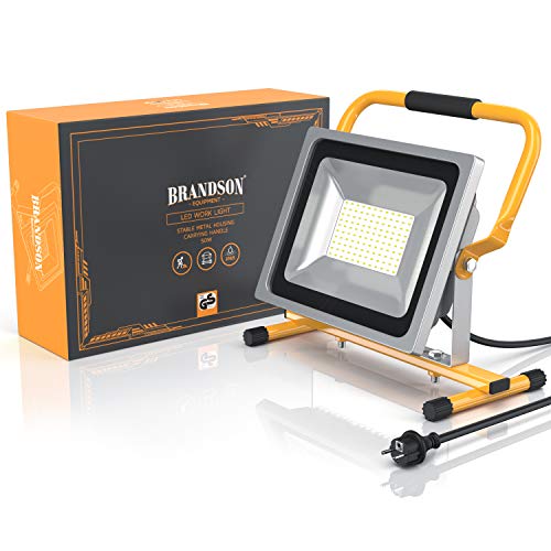 Brandson - 50W Faretto da cantiere a LED
