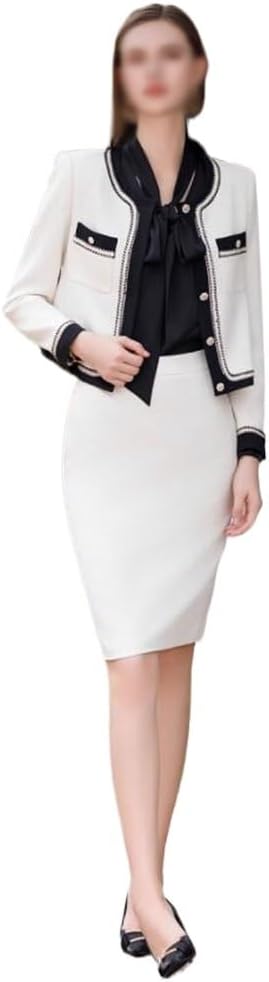 Bag Buttock Skirt Suit Female Year Autumn and Winter Retro Temperament Tweed Two Sets of
