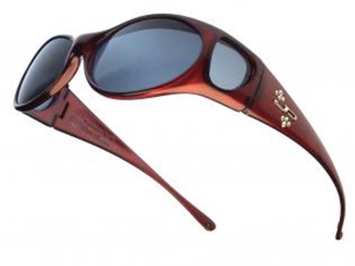 Jonathan Paul Fitover Sunglasses Aurora Ar003S Claret Wine Frame Gray Polarized #TOP4
