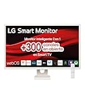 LG 27SR50F-B - Smart Monitor MyView, 27', Pantalla IPS, Full HD 1920x1080, IPS, (16:9), webOS23, 250 nits, Sin Mando ni Cámara, Inclinación Ajustable, Negro