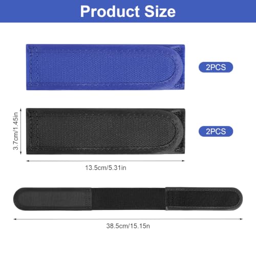 GFUEIGJ Lot de 4 ceintures élastiques invisibles sans boucle pour homme et femme, ceinture flexible sans trous, ceinture de rechange pour jeans, pantalons, robes – vue 2