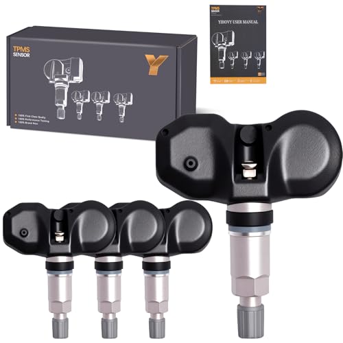 YIHOVY 4PCS Pre-Programmed Tire Pressure Monitoring Sensor 433MHz TPMS 36106790054 Fit for BMW X1 X3 X5 X6 118i 128i 320i 323i 335d 335i 520i 528i 530i xDrive 650i 740i,Fit for Mini 2010-2014 Cooper