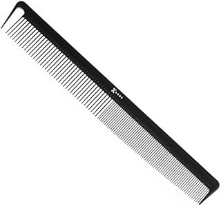 Kobe Long Carbon Professional Hairdresser's Cutting Comb - Carbon Fibre for Strength & Durability