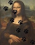 Photo Gallery mona lisa cat pawprint journal: funny da vinci art design composition notebook: college ruled lined white paper 7.44 in. x 9.69 in. 160 pages glossy softcover Photo Gallery mona lisa cat pawprint journal: funny da vinci art design composition notebook: college ruled lined white paper 7.44 in. x 9.69 in. 160 pages glossy softcover