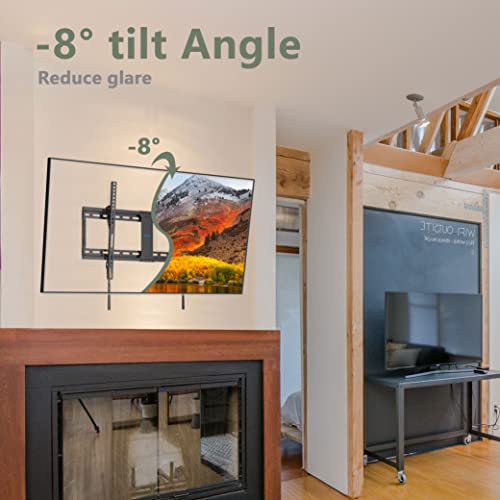 Tilting Tv Wall Mount For Most 37-90 Inch Tvs, Tilt Tv Mount Up To 24 Inch Studs, Low Profile Wall Mount Tv Bracket With Quick Release Lock, Max Vesa 600X400Mm, Holds Up To 132 Lbs By Usx Star #TOP1