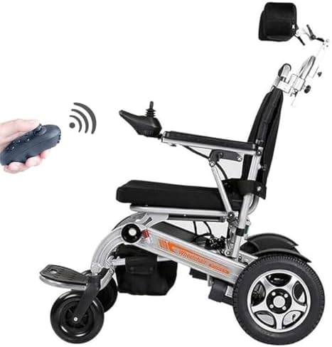 Silla de Ruedas Eléctrica Plegable con Función de Plegado Automát...