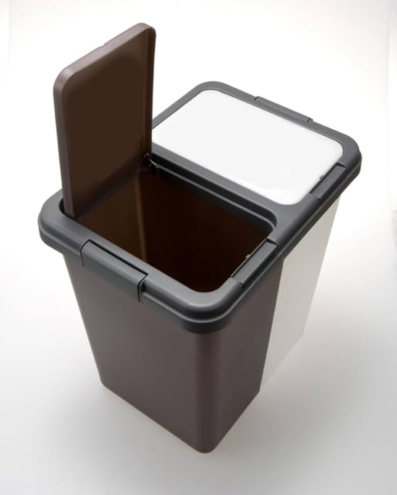 【ゆうぽん】①、②EKO 20+20L 分別ゴミ箱2個 TONBO（新輝合成） ゴミ箱 分別 2段 スリム ユニード 多段