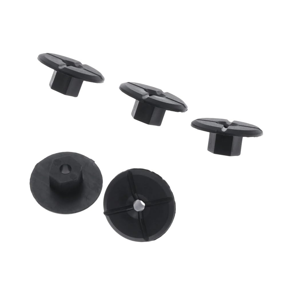 GLBMLMTHZP 20pcs Unthreaded Nuts Fit For Car Wheel Arch Inner Splashguards Undertrays Bumpers Panels Mountings Black Plastic