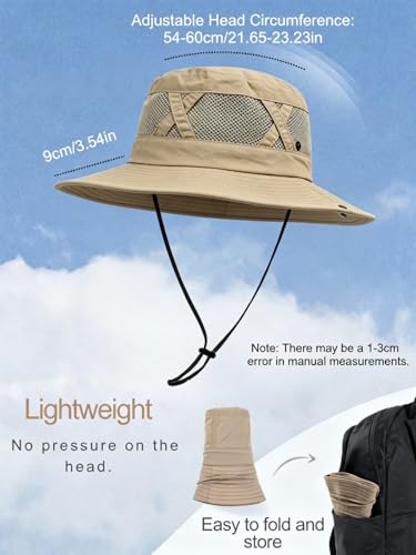 Sombrero de Hombre para Sol con Ala Ancha miniatura 5