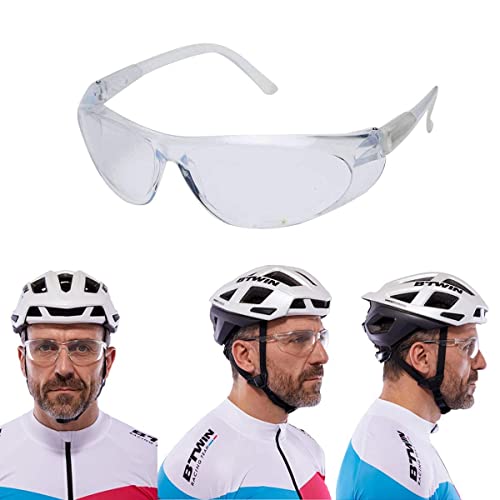 Image of Anti dust, Cycling, Driving, Chemical /Medical /Laboratory Work Eye Protection Safety White Clear Glasses for Men Women (1 piece)
