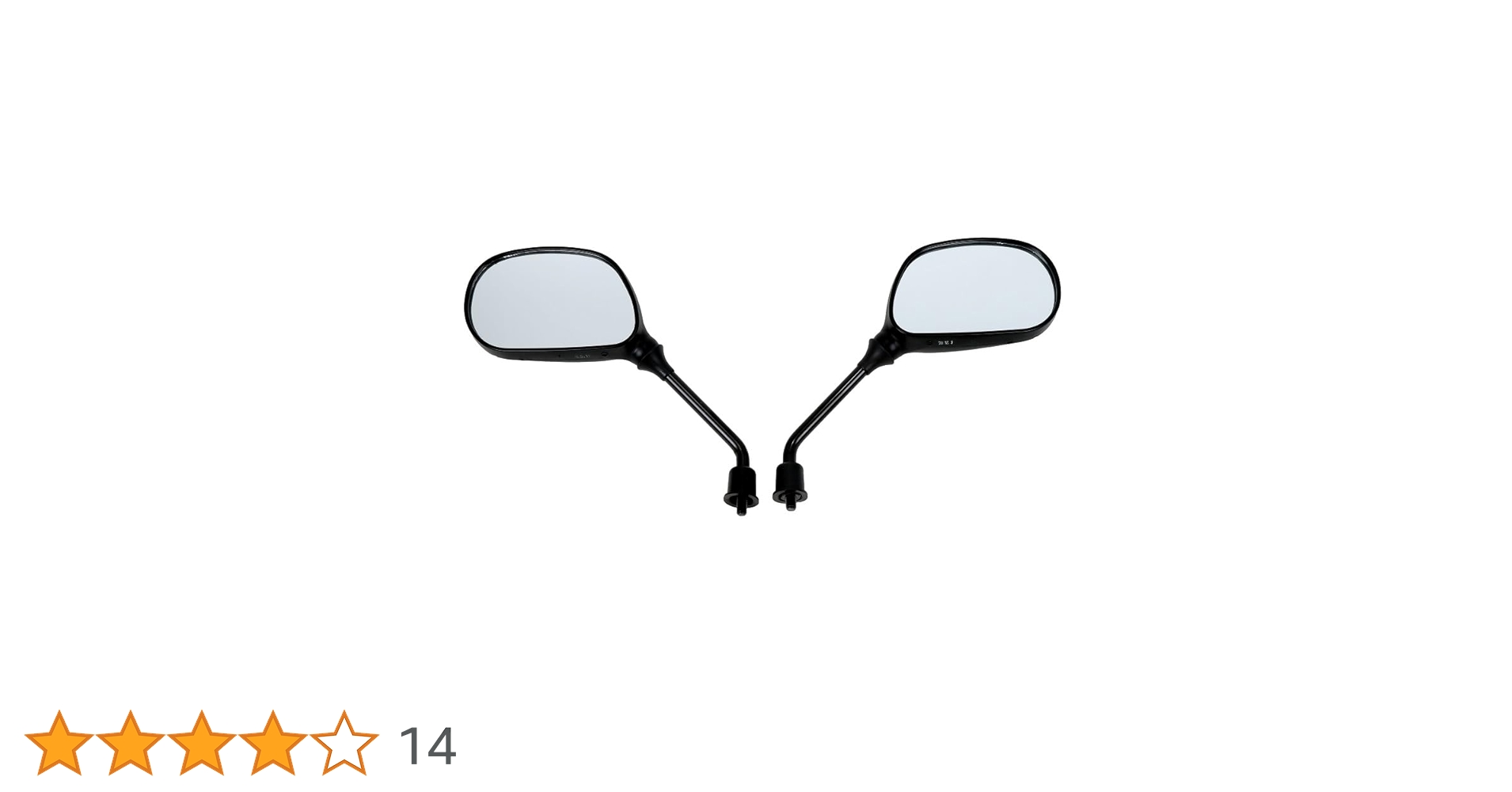 YAMAHA ヤマハ リアルカーボンミラー 楕円/クリアレンズ10mm逆ネジ YAMAHA ヤマハ リアルカーボンミラー 楕円/クリアレンズ10mm逆