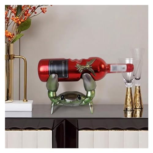 Soporte para Botellas de Vino en Resina Color Verde miniatura 4