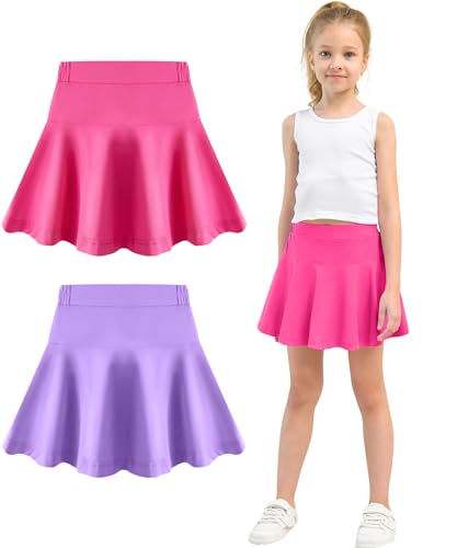 Image of Toddler Skirt Little Girls Athletic Uniform Skorts Golf Outfit Cheer Tennis Skirts with Shorts