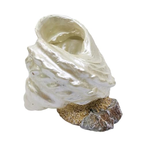 PRETYZOOM Simulated Pearl Snail Ornament Conch Resin Toy Decoration for Home Decor Animal Model...