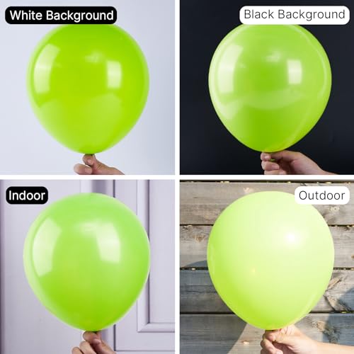 Image of PartyWoo Lime Green Balloons 50pcs Light Green Color 12 Inch