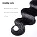 LYOLKSER body wave bundles human hair 1 single bundle 12 inch 15A 100% unprocessed indian remy raw hair bundles for women