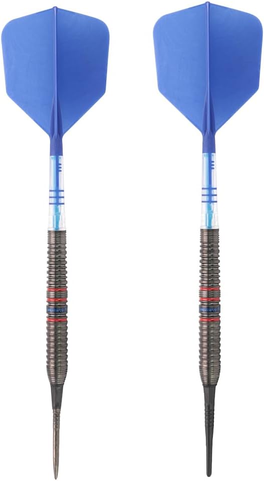 CUESOUL Engine V7 19/21g Steel Tip 90% Tungsten Dart Set with GEM Stone Finished and Unifying ROST T19 Carbon Flight