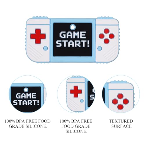 Image of Baby Game Console Teether Toy with Clip,BPA Free,0 Months+