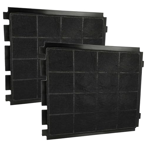 2x Filtres à charbon actif pour hotte Airforce CONCRETE F164 45 IX TLC 650