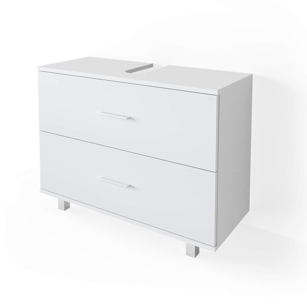 Vicco Wastafelonderkast Ilias, Wit, 60 x 60.8 cm