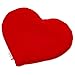 Coussin aux grains de blé en forme de coeur environ 30x25cm rouge - Coussin Thermique - Coussin aux graines - Bouillotte sèche