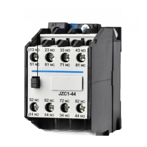 Relais JZC144 220V avec contacts haute precision pour automatisme industriel triphase