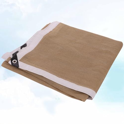 Toldo beige transpirable para jardín y patio con protección solar 7
