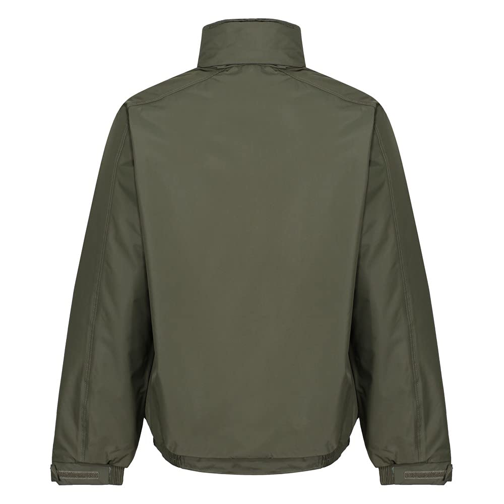 Regatta Dover Waterproof Concealed Hooded Fleece Lined Bomber Jacket Jackets Waterproof Insulated, Hombre, Classic Red/Navy, M