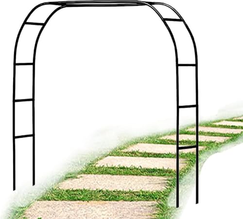 Heavy Duty Metal Garden Arch Trellis Wide Weather-Resistant Rose Arches Wedding Archway Frame, Garden Entrances Decoration Arch Stand