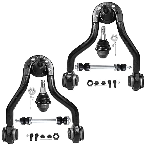 Image of Detroit Axle - 4WD Front End Control Arms Kit for Chevrolet GMC K1500 Suburban Yukon Tahoe, 2 Upper Control Arms 2 Lower Ball Joints 2 Sway Bars Replacement
