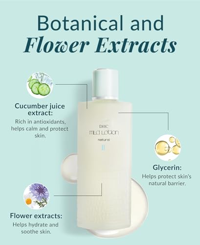 DHC Mild Lotion Hydrating Face Toner for Sensitive Skin