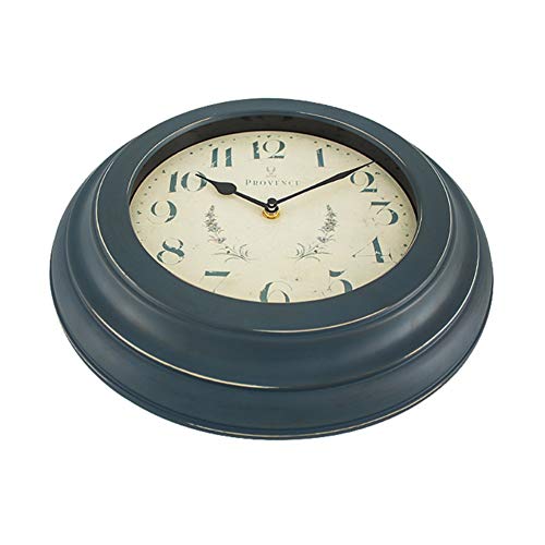 Fehun Wall Clocks,14-Inch European Retro Aa Battery Operated Personalized Vintage Rustic Home Decoration Living Room Office Quartz Clocks Metal Frame #TOP1