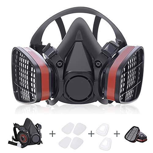 Reusable Half Face Cover, M301 Face Cover, Reusable Face Cover, Against Wood Chips,Machine Polishing, Welding,Household Cleaning(Medium)