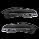 QPCRAP 2Pcs Front Headlamp Headlight Lens Cover Shell Clear Fit for Jaguar XJ XJL 2010 2011 2012 2013 2014 2015 2016 2017 2018 2019 Left Right