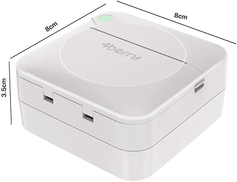 C17P Mini Yazıcı, Bluetooth, Termal Baskı, Mürekkepsiz, Taşınabilir (Beyaz)