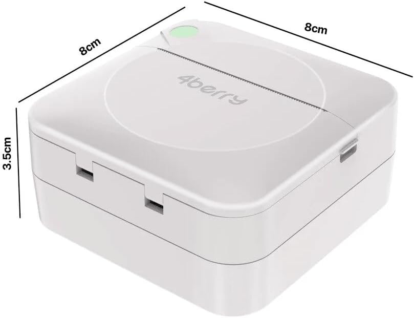 C17P Mini Yazıcı, Bluetooth, Termal Baskı, Mürekkepsiz, Taşınabilir (Beyaz)