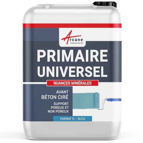 ARCANE INDUSTRIES Primaire universel, pour support poreux et non poreux, primaire, universel pour béton ciré - 1 L