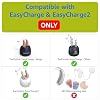 EarCentric On-The-go Portable Rechargeable Battery Charger [Compatible with EasyCharge Hearing Aid Amplifiers ONLY] - Black