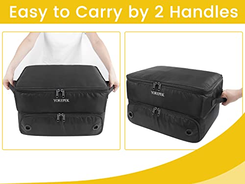 Yorepek 6052 2 Layer Golf Trunk Organizer, Waterproof Car Golf Locker With Separate Ventilated Compartment For 2 Pair Shoes, Golf Trunk Storage For Balls, Tees, Clothes, Gloves, Accessories, Golf Gifts thumb #4