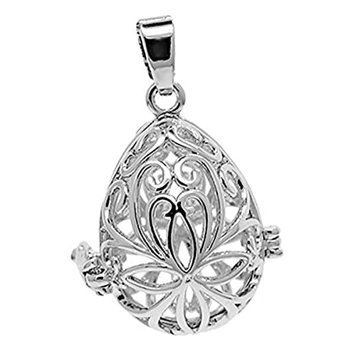 TRENDIVIBE 2xTibetan Silver Bead Cages Pendants Charms for Jewelry Making Water Drop-image-34