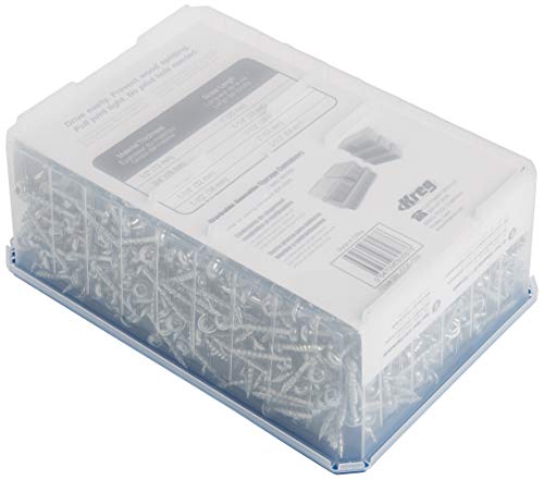 Kreg SML-C125-1200 1-1/4" Washer Head Number 8 Zinc Coated Pocket Hole Screws (1200 Count) - Image 5